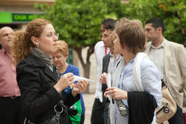 Visita anual de la conferencia de la RedOTRI en el centro histórico de Málaga. Junio de 2010