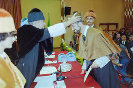 Apertura del Curso Académico 2000/2001 de la Universidad de Málaga. Paraninfo. Octubre de 2000