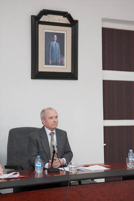 Inauguración de la glorieta "Alejandro Rodríguez Carrión" en la Facultad de Derecho. Mayo de 2010