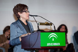 Entrega de distinciones por el Día de Andalucía. Escuela Técnica Superior de Ingeniería Informática. Febrero de 2011
