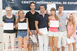 Graduación del alumnado del CIE de la Universidad de Málaga. Centro Internacional de Español. Julio de 2015