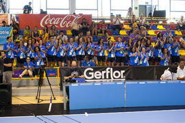 Vista de la grada. Ceremonia de clausura del Campeonato del Mundo Universitario de Balonmano. Antequera. Julio de 2016