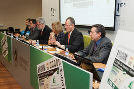 Presentación Cupón de la ONCE dedicado a "Andalucía Tech" de la Universidad de Málaga. Rectorado. Enero de 2012