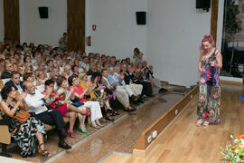 Actuación de Annya. Graduación y clausura del curso del Aula de Mayores de la Universidad de Málaga. Paraninfo. Junio de 2017