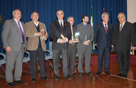 Entrega de distinciones por el Día de Andalucía. Escuela Técnica Superior de Ingeniería Informática. Febrero de 2007