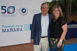 Homenaje al personal jubilado o que cumple 25 años de servicio en la Universidad de Málaga. Jardín Botánico. Junio de 2022