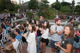 Bienvenida a los alumnos de intercambio internacional de la Universidad de Málaga. Jardín botánico. Octubre de 2016