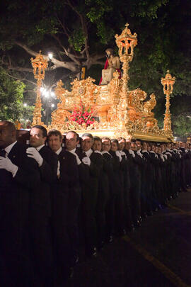 Estación de Penitencia de la Hermandad de los Estudiantes. Málaga. Abril de 2011