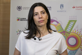 Elena Neira. Curso "Las series televisivas: anatomía de un monstruo". Cursos de verano 2019 de la Universidad de Málaga. Marbella. Julio de 2019