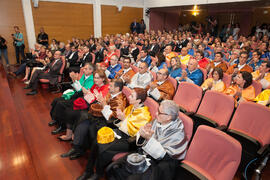 Asistentes a la investidura como Doctor "Honoris Causa" de Hans-Dieter Wienberg por la Facultad de Ciencias de la Universidad de Málaga. Rectorado. Mayo de 2016