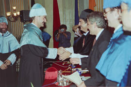 Apertura del Curso Académico 1990/1991 de la Universidad de Málaga. Teatro María Cristina. Octubre de 1990