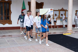 Desfile de deportistas. Ceremonia de inauguración del Campeonato Europeo de Golf Universitario. Antequera. Junio de 2019