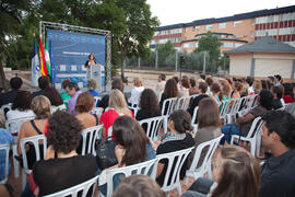 Acto de bienvenida a los alumnos Erasmus de la Universidad de Málaga. Jardín botánico. Octubre de 2010