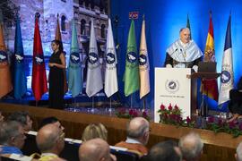 Lección Inaugural de Eugenio Carmona. Apertura del Curso Académico 2024/2025 de la Universidad de Málaga. Paraninfo. Septiembre de 2024