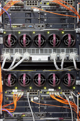 Ordenador. Sala de ordenadores del Servicio Central de Informática. Campus de Teatinos. Marzo de 2014