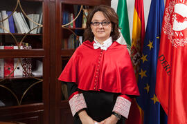 Retratos de Yolanda García Calvente, Decana de la Facultad de Derecho de la Universidad de Málaga. Junio de 2010