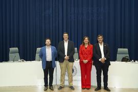 Debate electoral entre los candidatos a Rector de la Universidad de Málaga. Escuela Técnica Superior de Ingeniería Informática y Telecomunicaciones. Noviembre de 2023