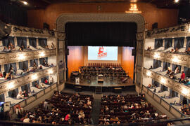 Gala Inaugural de la XXII edición de Fancine de la Universidad de Málaga. Teatro Cervantes. Noviembre de 2012