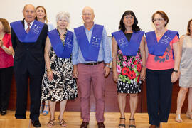 Alumnado en la clausura de la XIX edición del Curso Aula de Mayores de la Universidad de Málaga. Paraninfo. Junio de 2014