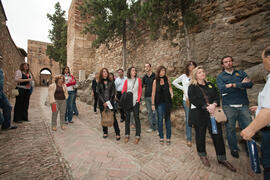 Visita anual de la conferencia de la RedOTRI en el centro histórico de Málaga. Junio de 2010