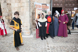Momentos previos al estreno del documental "Kristina, princesa de Noruega". Covarrubias, Burgos. Octubre de 2015
