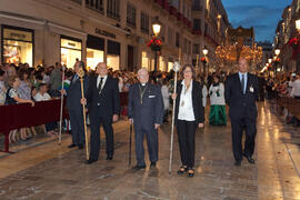 Procesión Magna Mariana con motivo del "Mater Dei". Centro histórico de Málaga. Septiembre de 2013