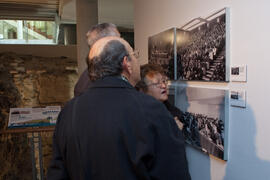 Inauguración de la exposición "50 Años de la Facultad de Ciencias Económicas y Empresariales". Rectorado. Enero de 2015