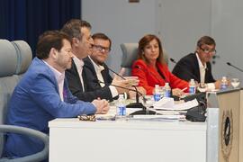 Intervención de Ernesto Pimentel. Debate electoral entre los candidatos a Rector de la Universidad de Málaga. Escuela Técnica Superior de Ingeniería Informática y Telecomunicaciones. Noviembre de 2023