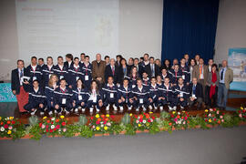 Voluntariado y personal de organización. 4º Congreso Internacional de Actividad Físico-Deportiva para Mayores. Escuela Técnica Superior de Ingeniería Informática y Telecomunicaciones. Marzo de 2011