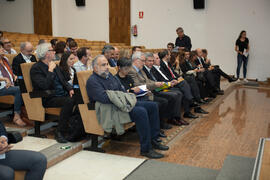 Asistentes a la presentación institucional del V Foro Arquia/Próxima 2016: Futuro Imperfecto. Paraninfo. Octubre de 2016