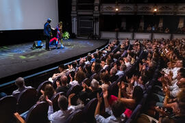 Concierto de Luz Casal. Apertura del Curso Académico 2019-2020 de la Escuela Técnica Superior de Arquitectura de la Universidad de Málaga. Teatro Cervantes. Octubre de 2019