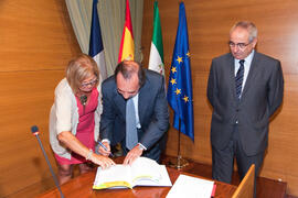 Toma de posesión del personal docente e investigador de la Universidad de Málaga. Rectorado. Octubre de 2011