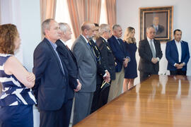 Toma de posesión de Juan José Hinojosa como Decano de la Facultad de Derecho. Facultad de Derecho.  Junio de 2016