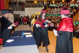 Investidura de nuevos doctores por la Universidad de Málaga. Salón de Actos de la Facultad de Derecho. Enero de 2013