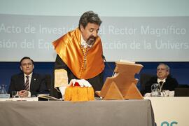 Toma de posesión de Antonio José Morales Siles como nuevo Vicerrector de Investigación y Divulgación Científica de la Universidad de Málaga. Paraninfo. Marzo de 2024