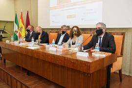 Mesa presidencial. IV Encuentro "10Graduadxs10". Facultad de Ciencias Económicas y Empresariales. Mayo de 2021