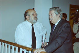 Investidura como Doctor "Honoris Causa" de D. Manuel Alcántara por la Universidad de Málaga. Teatro Cervantes. Noviembre de 2000