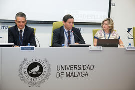 Encuentro de rectores de Brasil, Portugal y España: Fomento de la cultura emprendedora. Edificio del Rectorado. Octubre de 2015