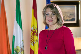 Retrato de Sandra Campos Jordán. Facultad de Ciencias Económicas y Empresariales. Marzo de 2016