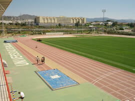Pista de Atletismo. Complejo Polideportivo Universitario. Mayo de 2008