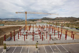 Construcción del Instituto de Hortofruticultura Subtropical y Mediterránea. Campus de Teatinos. Octubre de 2015