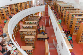 Biblioteca de Derecho "Alejandro Rodríguez Carrión". Campus de Teatinos. Octubre de 2012