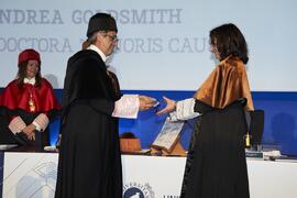 Investidura de Andrea Goldsmith como doctora "Honoris Causa" por la Escuela Técnica Superior de Ingeniería de Telecomunicación de la Universidad de Málaga. Paraninfo. Octubre de 2024