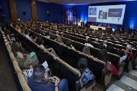 Lección Inaugural de Eugenio Carmona. Apertura del Curso Académico 2024/2025 de la Universidad de Málaga. Paraninfo. Septiembre de 2024