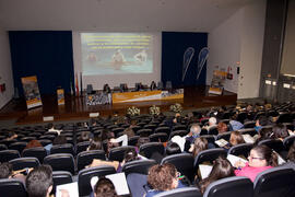Congreso de deporte del 5º Congreso Internacional de actividad físico-deportiva para mayores de la Universidad de Málaga en la E.T.S.I . Marzo de 2013