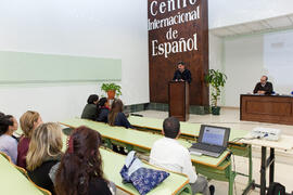 Graduación de los alumnos del CIE de la Universidad de Málaga. Centro Internacional de Español. Febrero de 2015