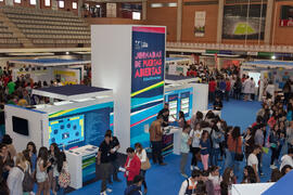 Jornadas de Puertas Abiertas de la Universidad de Málaga. Complejo Polideportivo Universitario. Abril de 2013