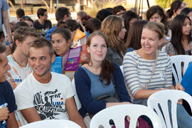 Acto de bienvenida a los alumnos Erasmus de la Universidad de Málaga. Jardín Botánico. Octubre de 2013