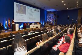 Discurso de investidura de Andrea Goldsmith como doctora "Honoris Causa" por la Escuela Técnica Superior de Ingeniería de Telecomunicación de la Universidad de Málaga. Paraninfo. Octubre de 2024