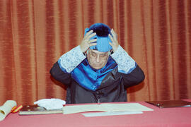 Investidura como Doctor "Honoris Causa" de D. Esteban Martín Rodríguez Cairo por la Universidad de Málaga. Paraninfo. Noviembre de 1999